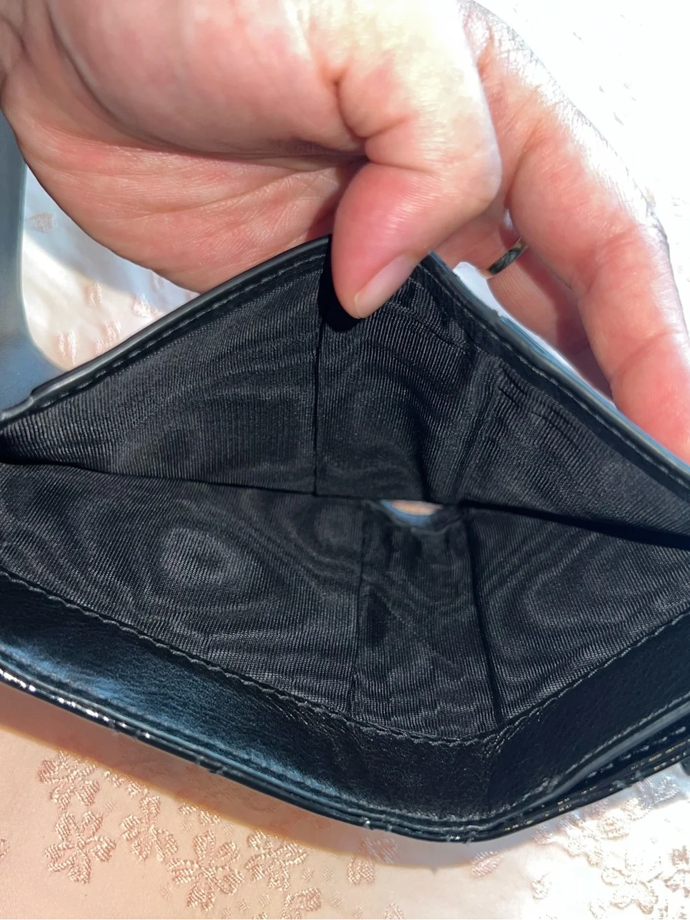 Lady Dior Cannage Lotus Wallet - AUTHENTIC